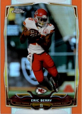 Refratores 2014 Topps Chrome laranja #44 Eric Berry - FB - Imagem 1 de 2