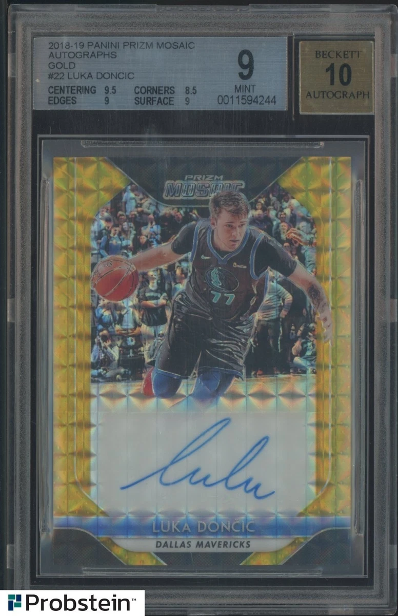 Luka Dončić 9 Graded Basketball Sports Trading Cards & Accessories