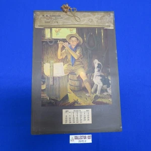 Boy Scout 1932 Calendar HG Estabrook Groceries Drugs Tobacco. Alstead, NH 257C2 - Picture 1 of 7