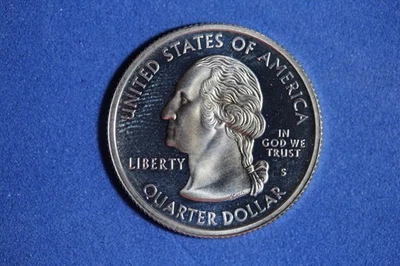 2000 S SOUTH CAROLINA SILVER PROOF STATEHOOD WASHINGTON QUARTER #K57323 - Image 1 of 2