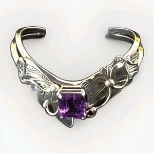 Navajo Les Baker Southwest   Sterling w/ Amethyst Bracelet or Rig YOU PICK - Picture 1 of 25