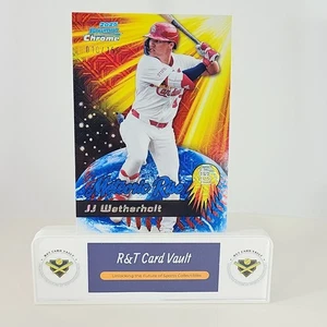 2025 Bowman Chrome JJ Wetherholt Mega Mojo Meteoric Rise /150 Blue - Cardinals - Picture 1 of 2
