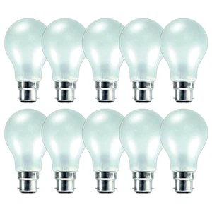 10x GE 100W 240V Bayonet BC/B22 Mini GLS Dimmable Incandescent Pearl - Picture 1 of 3