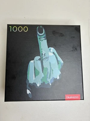 New In Box Blue Kazoo Love You (middle finger) 1000 Piece Puzzle 20x30 - Image 1 of 4