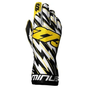 Minus273 Blitz Kart / Karting Gloves - Size XXXS - Black / White / Yellow - Picture 1 of 2