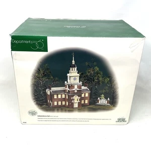 Dept 56 Independence Hall Heritage Village Historical Landmark Series 55500 NOB! - Picture 1 of 7