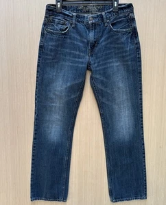 American Eagle Men’s Jeans Original Straight Denim Size 32 X 32 Blue Pants - Picture 1 of 8