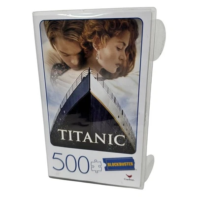 Titanic 500-Piece Jigsaw Puzzle Blockbuster Movie Poster Cardinal 18"X24" - Image 1 of 4