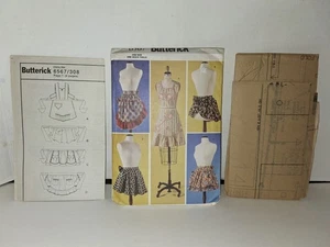 Butterick 6567 Vintage Aprons 4 Styles Size 8 - 22 Full & 1/2 Waitress - Picture 1 of 6