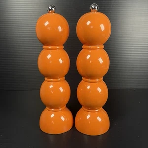 Addison Ross London Salz und Pfeffermühle 9 Zoll Orange Set Menge 2 - Bild 1 von 5