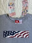Vintage Shirt Mens Large White 9/11 Box Logo American Flag Target L Supreme