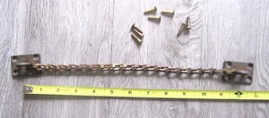 Transon Chain window furniture heavy duty support vintage brass hardware 12" - Picture 1 of 4