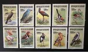 Burundi 2015 Mi. ? Oiseaux migrateurs Birds of Prey Rapaces Vogel local values - Imagen 1 de 1