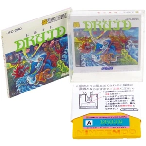 DRUID + Manual Famicom DISK FC Japan Import JFD-DRD NTSC-J Working Tested USED - Picture 1 of 2