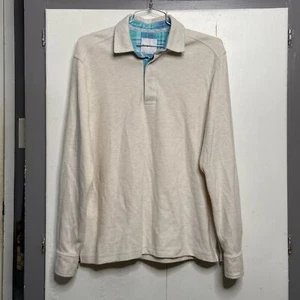 Tommy Bahama Herren LS Poloshirt Montserrat Bleached Sand Weiß ST226017 Medium - Bild 1 von 9