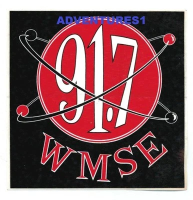 WMSE 91.7 FM ESTACIÓN DE RADIO PEGATINA ADHERIRSE INFAME CHICKEN SHACK GUITARRA SMASHER! Foto 1 de 3