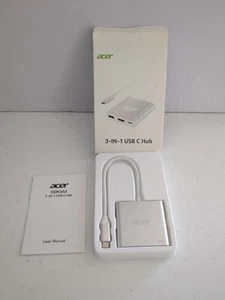 Acer UHS-II USB C Hub Argent ODK3A0 Adaptateur - Photo 1/7