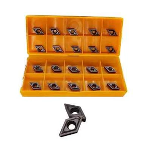 20 Stck. DCMT070204 CK251 Hartmetall-Einsätze für Drehmaschine Drehwerkzeug Bohrstabschneider - Bild 1 von 8