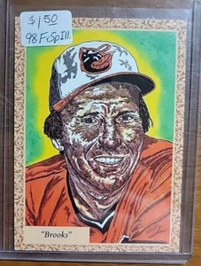 1998 Sports Illustrated Then and Now Brooks Robinson Art of the Game Card #4AG - Picture 1 of 2