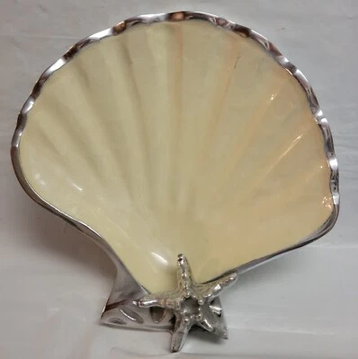 "Estrella de mar Julia Knight vieira 8,5"" cuenco concha junto al mar nieve madreperla" Foto 1 de 4