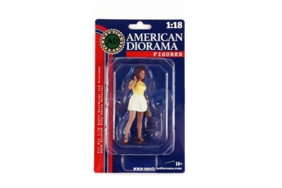 Figura dama mujer diorama americano 76309 escala 1:18 cliente concesionario II 4"  Foto 1 de 2
