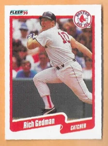 Rich Gedman Boston Red Sox #276 - Fleer casi nuevo-como nuevo 1990 - Imagen 1 de 2