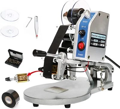 DY-8 Date Coding Machine Heat Printing Machine Manual Hot Stamp Date Code Printe - Image 1 of 4