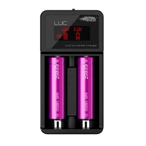 Efest LUC V2 LCD Universal Doppel Akku Ladegerät mit Auto Adapter - Bild 1 von 1