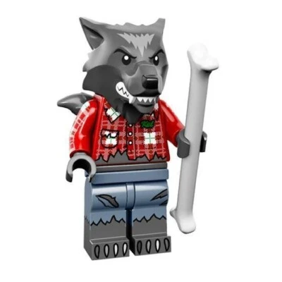 Lego 71010 Series 14 Monster Minifigures Halloween - Wolf Guy (SELADO) - Imagem 1 de 2