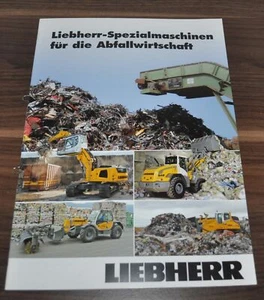 2014 Liebherr Spezialmaschinen Abfallwirtschaft Refuse Loader Brochure Prospekt - Picture 1 of 12