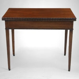Early Victorian Mahogany Console Hall Side Table Fold Over Top FREE UK Delivery - Picture 1 of 23