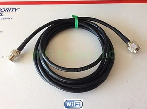 RG58 LOW LOSS COAX RF CABLE TNC MALE TO BNC M/F STRAIGHT ANGLED 6-120" US ASMB - Picture 1 of 8