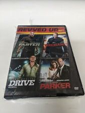 Revved Up 4 Movie Set Faster Mechanic Drive Parker DVD outer plastic damage