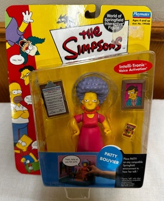 Figura Los Simpson 2001 World Of Springfield Serie 4 PATTY BOUVIER - NUEVO EN PAQUETE Foto 1 de 4