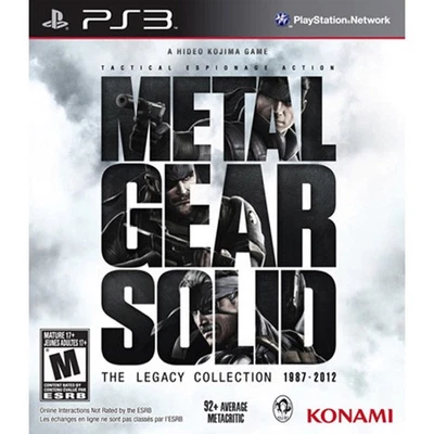 Metal Gear Solid The Legacy Collection  No Artbook (Playstation 3) Brand New - Image 1 of 2