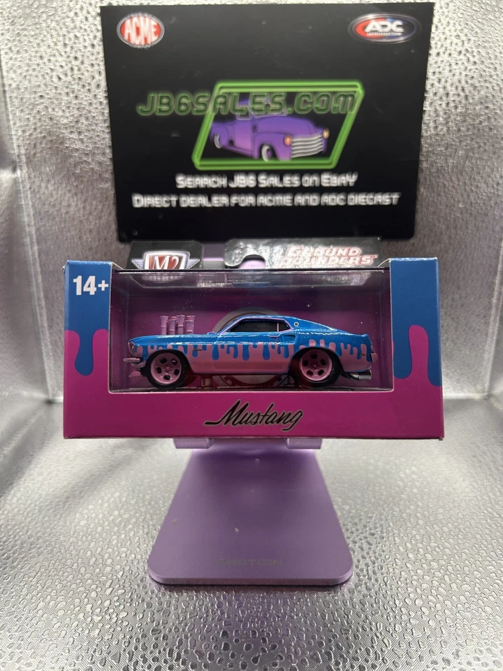 Máquinas M2 Ground Pounders lanzamiento R31: Ford Mustang GT CHASE 1969 1/750 Foto 1 de 1