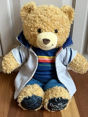 BUILD A BEAR RARE 14TH DOCTOR WHO 60TH DIAMOND ANNIVERSARY BEAR With Outfit - Image 1 of 4