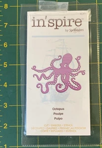 Octopus Spellbinders inspire Cutting Die Ocean Tropical Beach layout IN-017 2013 - Picture 1 of 3