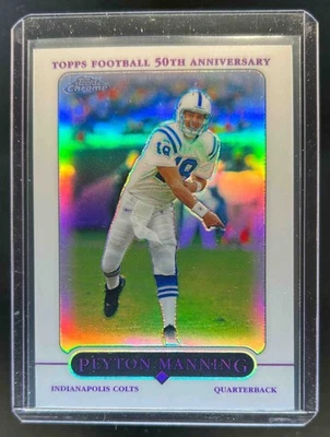 2005 Topps Chrome Peyton Manning Refractor #136 Colts - Image 1 of 2