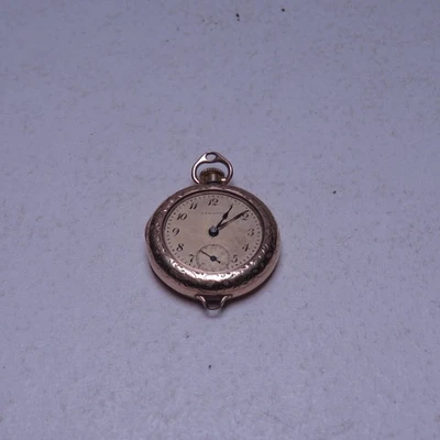 Reloj Bolsillo Hamilton Reloj Lleno de Oro Caja 25 Años Movimiento 986 Foto 1 de 4