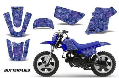 Pegatinas gráficas + #calcomanías PLT para Yamaha PW50 1990-2022 MARIPOSAS PK U Foto 1 de 3